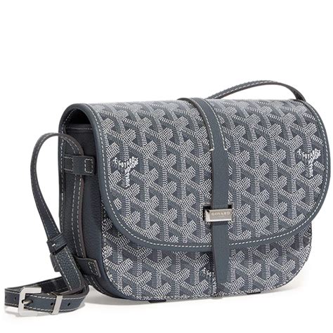 gray goyard bag.